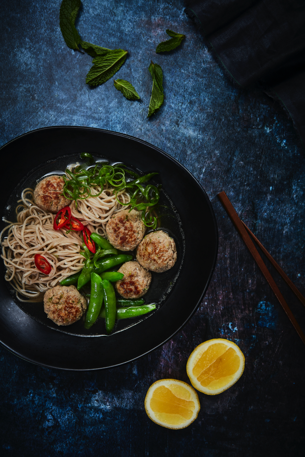 Fragrant Soba Noodle Soup with Veal Dumplings Richmond Valley Veal